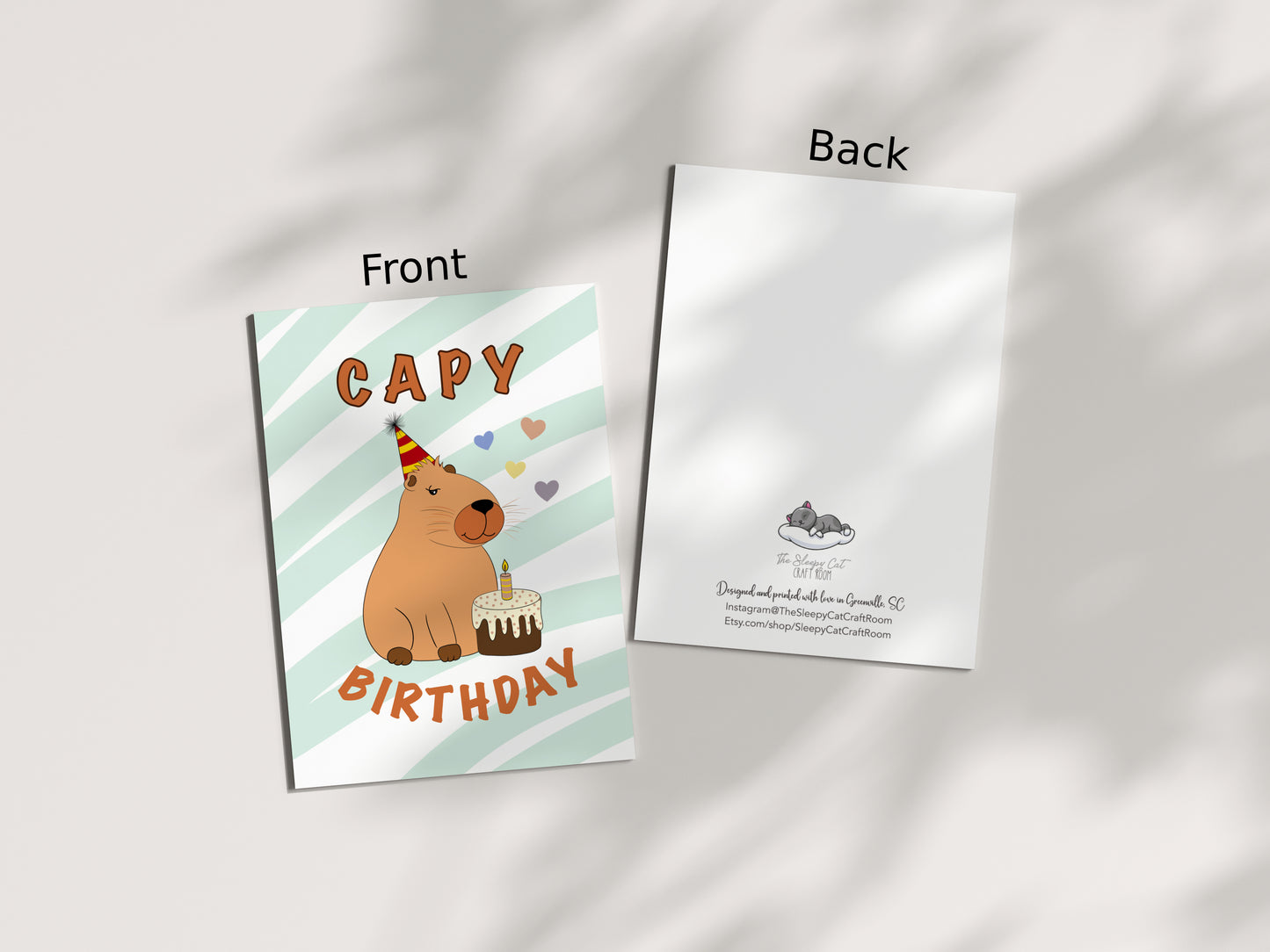 Capy Birthday | Capybara Birthday Card