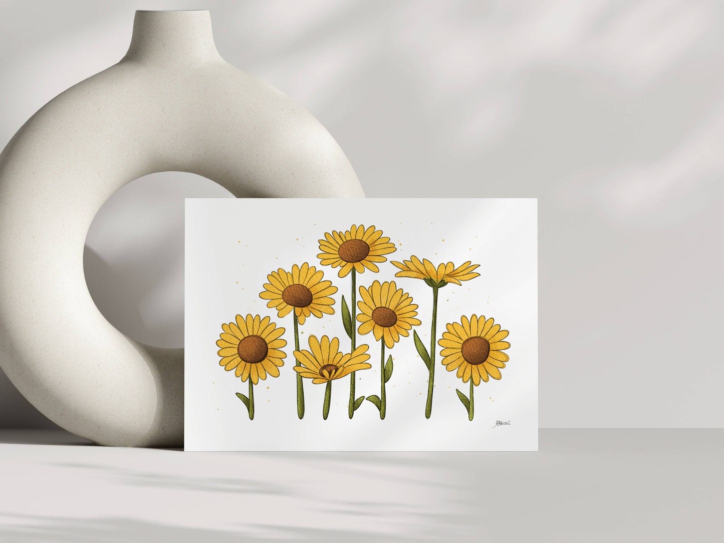 Yellow Daisies | Floral Everyday Card, Birthday & Mother's Day Card