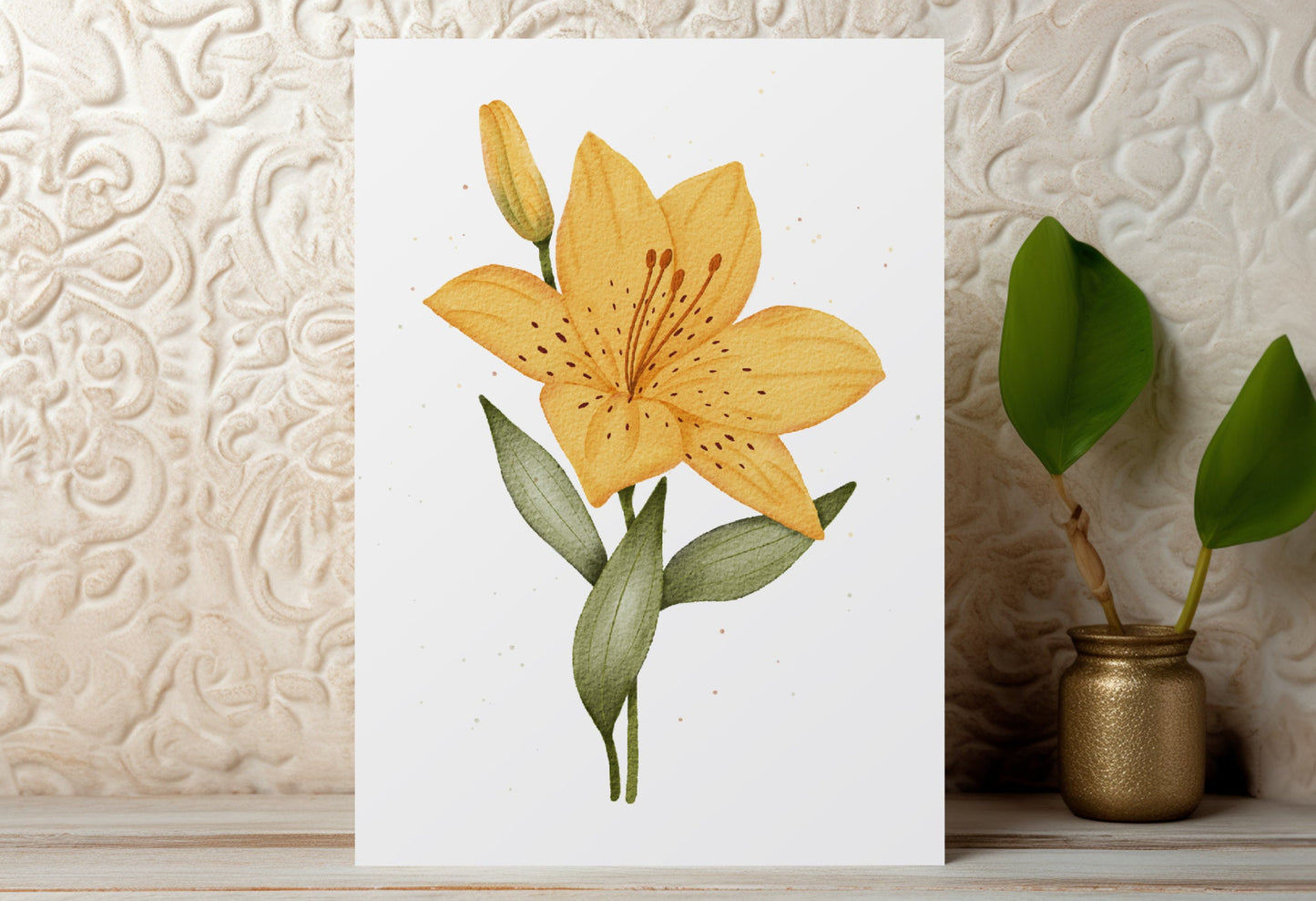 Tiger Lily | Botanical Greeting Card for Any Occasion