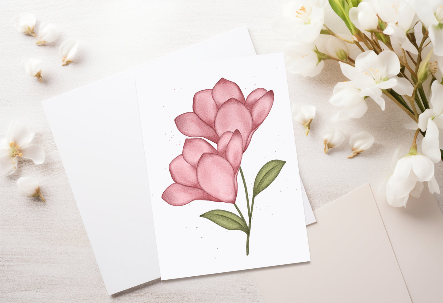 Magnolia Blossom | Botanical Greeting Card for Any Occasion