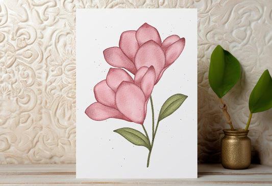 Magnolia Blossom | Botanical Greeting Card for Any Occasion