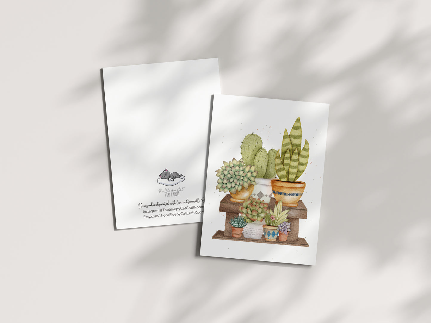 Succulents | Botanical Greeting Card for Any Occasion